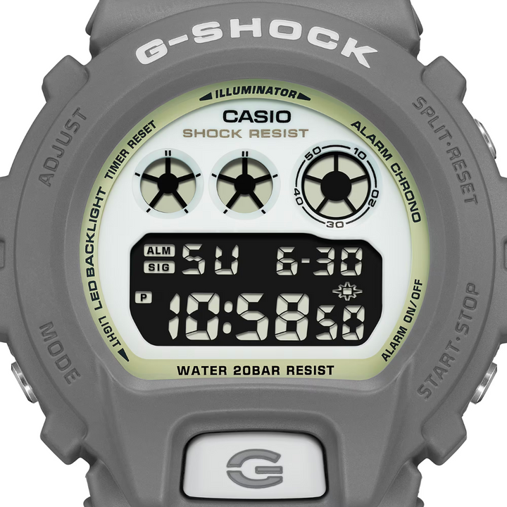 CASIO G-SHOCK DW-6900HD-8DR DIGITAL GREY MEN WATCH