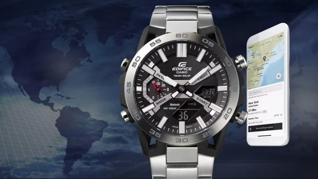 CASIO EDIFICE ECB-2000D-1ADF SOSPENSIONE MEN WATCH