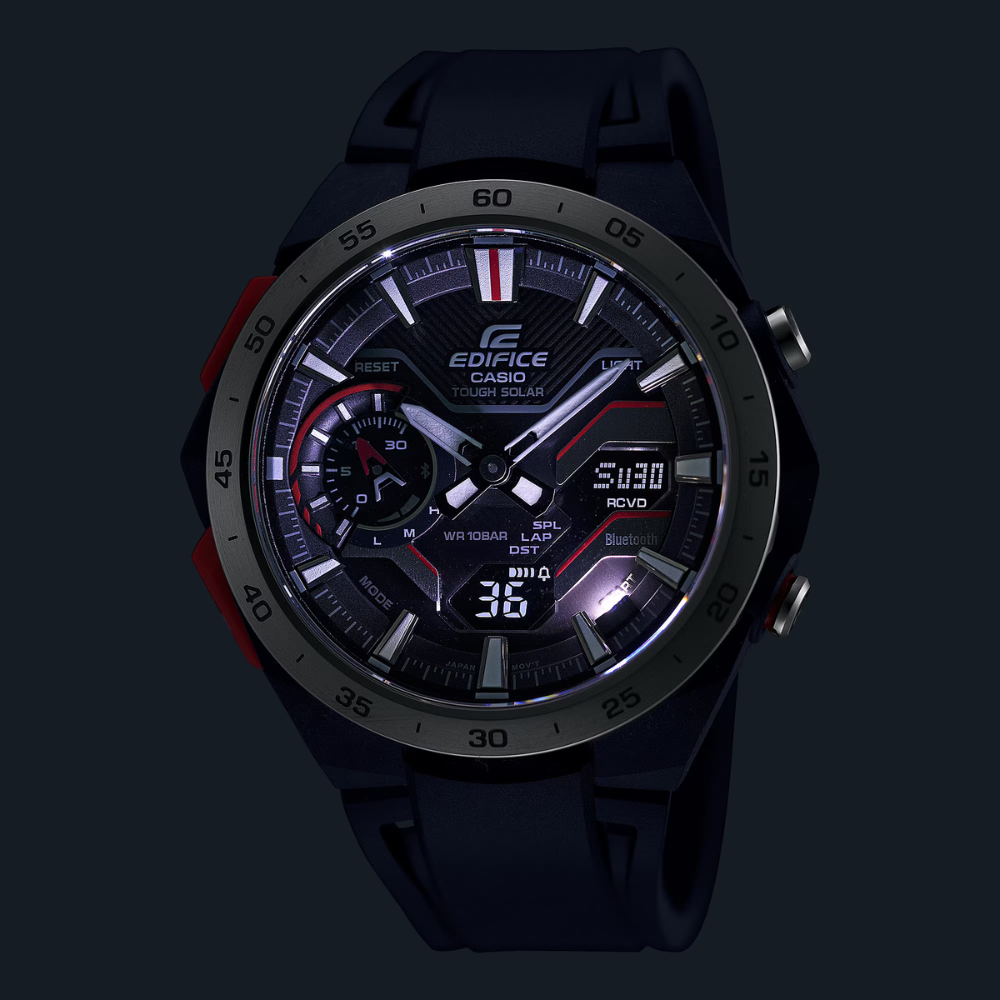 CASIO EDIFICE ECB-2200P-1ADF WINDFLOW MEN WATCH