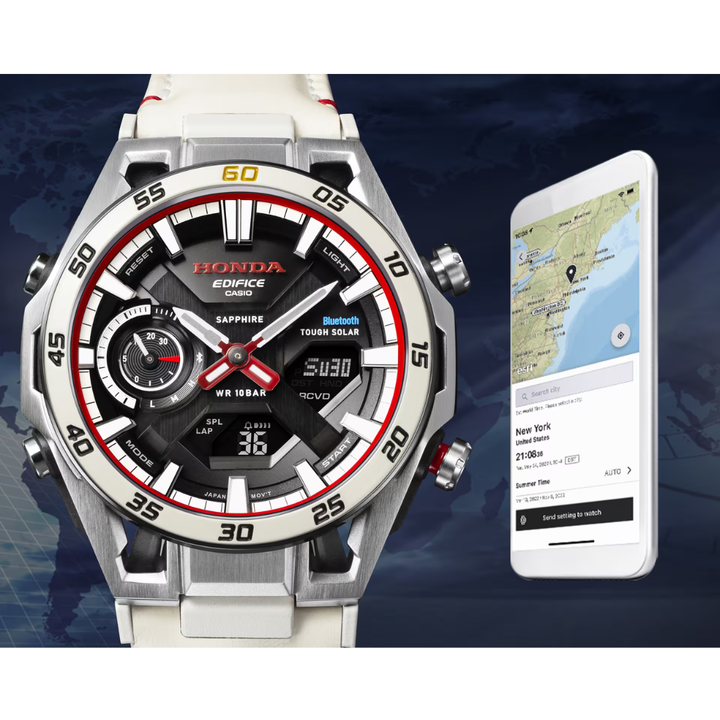 CASIO EDIFICE X HONDA SPECIAL EDITION ECB-2300HR-1ADR SOSPENSIONE MEN WATCH
