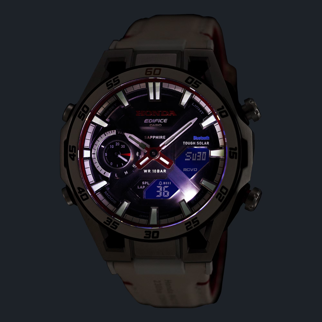 CASIO EDIFICE X HONDA SPECIAL EDITION ECB-2300HR-1ADR SOSPENSIONE MEN WATCH