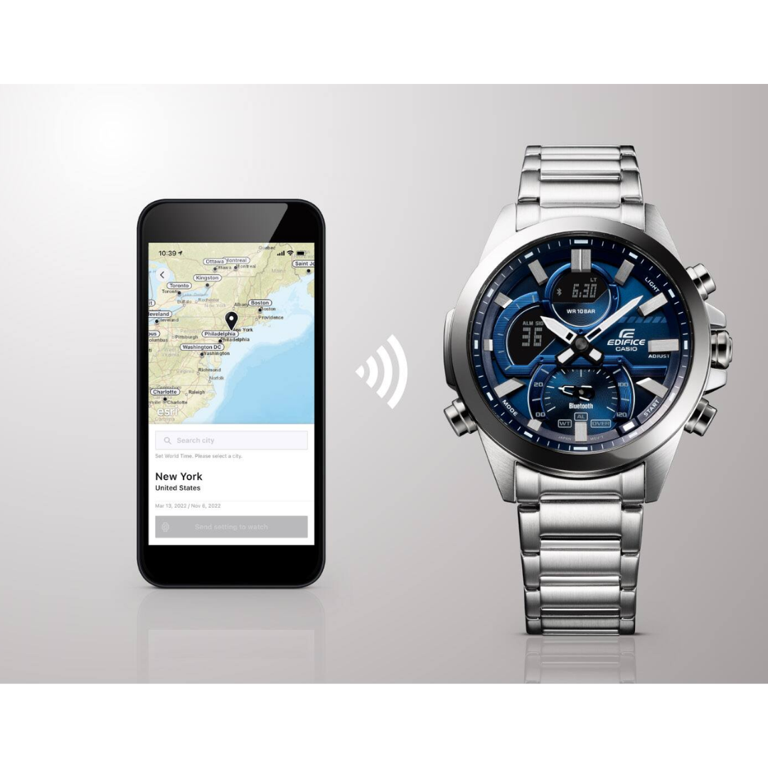 CASIO EDIFICE ECB-30D-2ADF SMARTPHONE LINK MEN WATCH