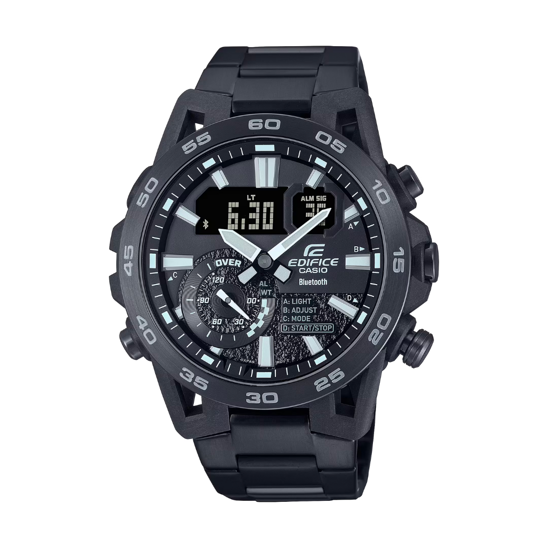 CASIO EDIFICE ECB-40BK-1ADF SOSPENSIONE MEN WATCH