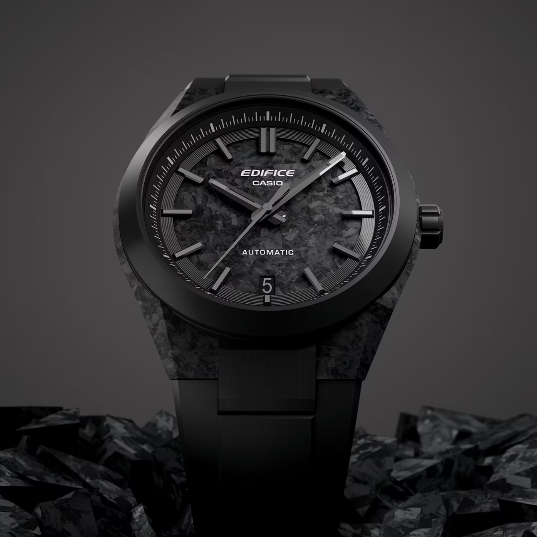 CASIO EDIFICE EFK-100XPB-1ADR AUTOMATIC FORGED CARBON MEN WATCH