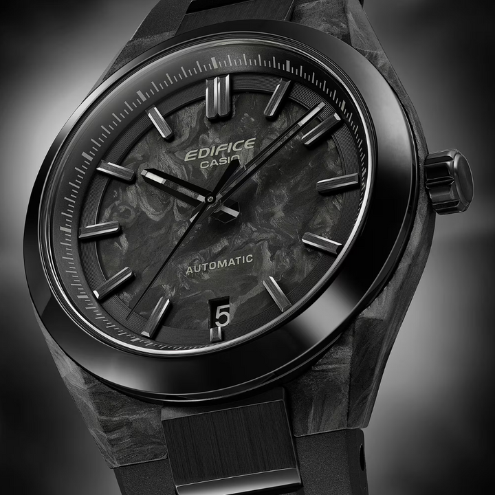 CASIO EDIFICE EFK-100XPB-1ADR AUTOMATIC FORGED CARBON MEN WATCH