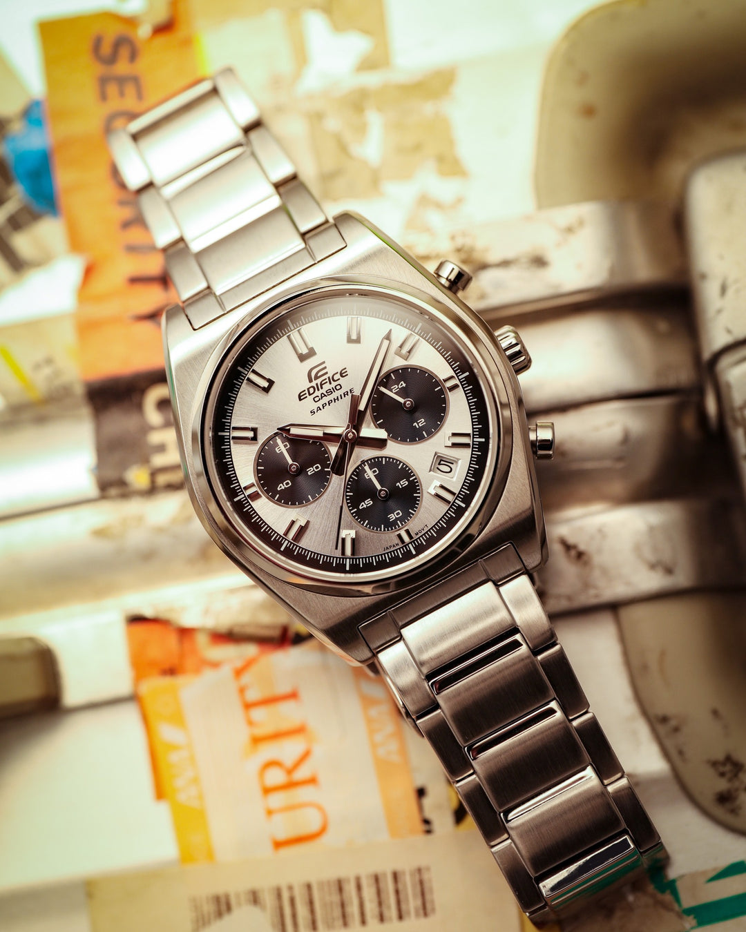 CASIO EDIFICE EFB-730D-7AVUDF STANDARD CHRONOGRAPH MEN WATCH