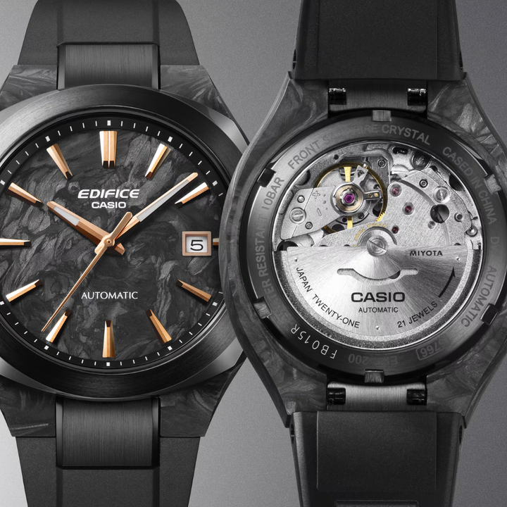 CASIO EDIFICE EFK-200CD-1ADR AUTOMATIC STAINLESS STEEL MEN WATCH