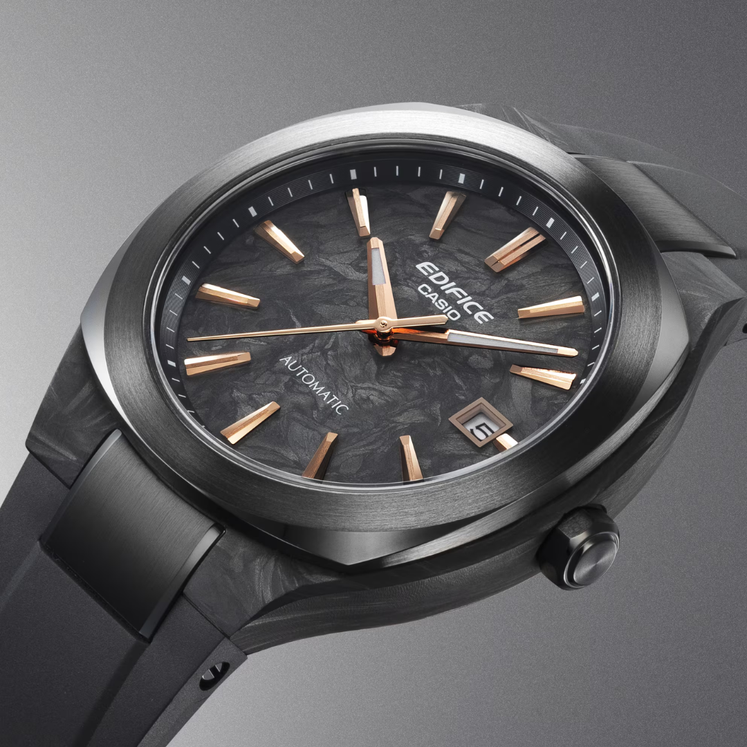 CASIO EDIFICE EFK-200XPB-1ADR AUTOMATIC CARBON MEN WATCH