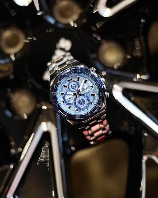 CASIO EDIFICE EFR-539DE-2AVUDF STANDARD CHRONOGRAPH MEN WATCH