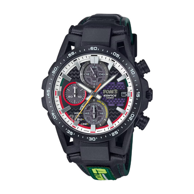 Casio Edifice EFS-S641TMS-1ADR TOM'S 50th anniversary solar chronograph carbon case honeycomb dial men's watch