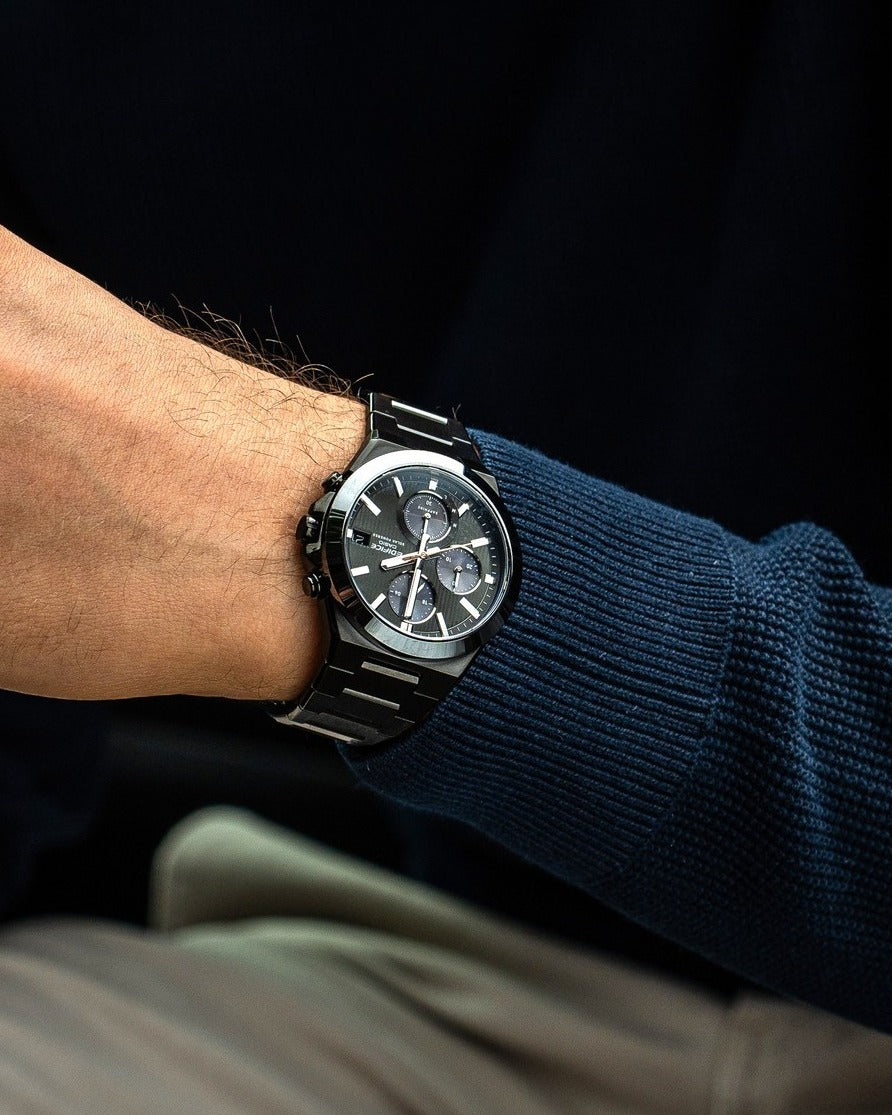 CASIO EDIFICE CERAMIC BEZEL EFS-S650DC-1ADF SOLAR CHRONOGRAPH MEN WATCH