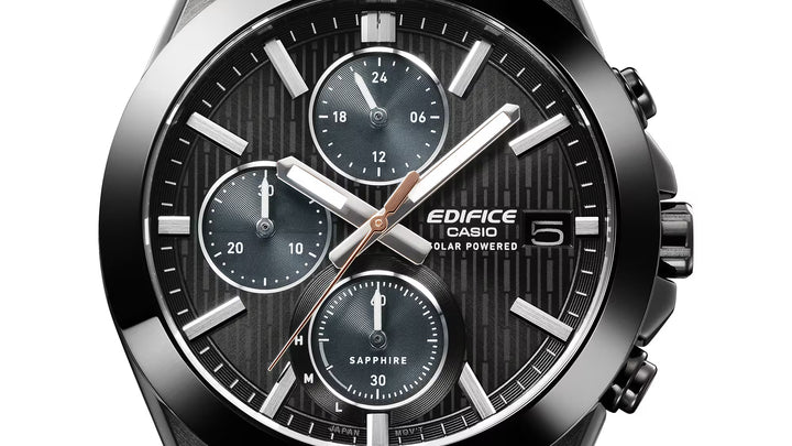 CASIO EDIFICE CERAMIC BEZEL EFS-S650DC-1ADF SOLAR CHRONOGRAPH MEN WATCH