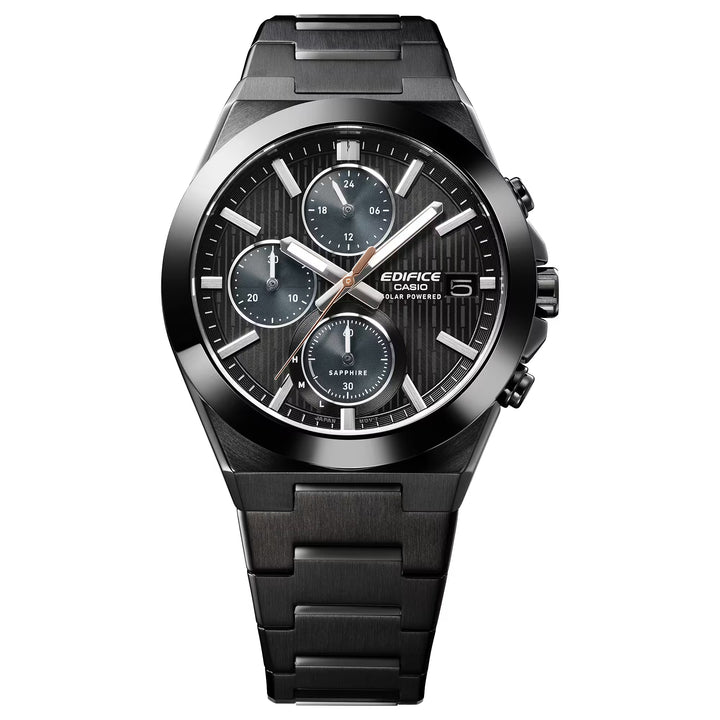 CASIO EDIFICE CERAMIC BEZEL EFS-S650DC-1ADF SOLAR CHRONOGRAPH MEN WATCH