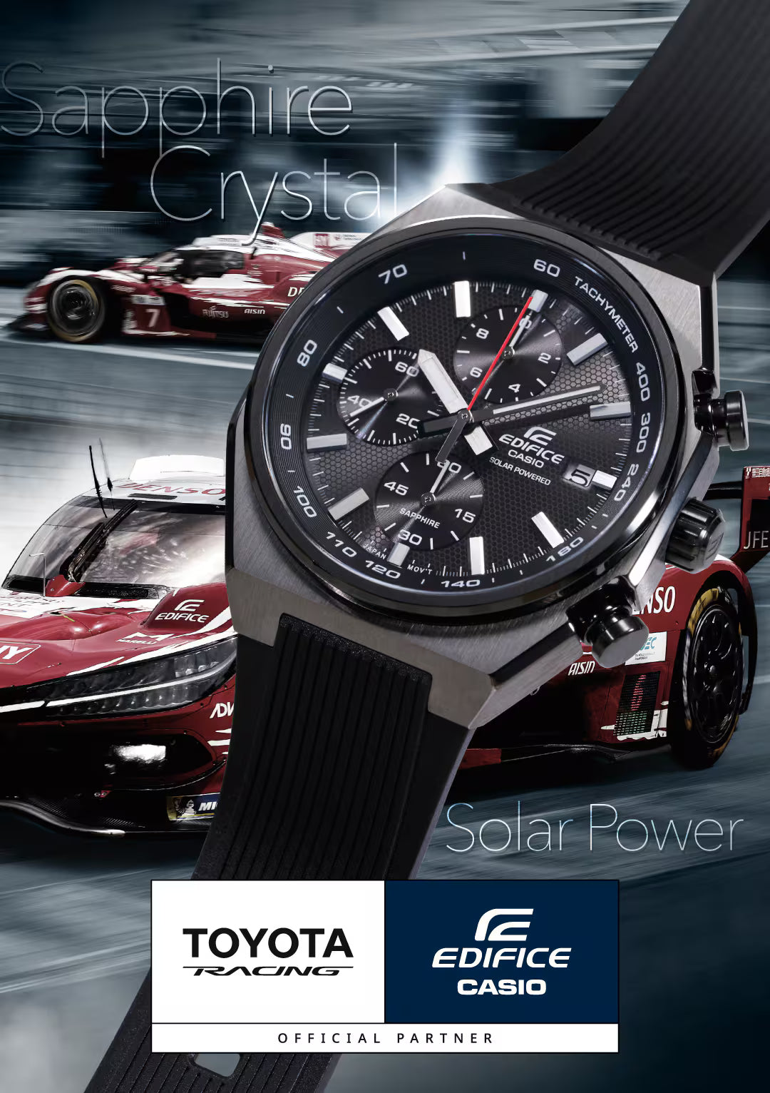 CASIO EFS-S660PB-1ADF SOLAR CHRONOGRAPH BLACK MEN WATCH