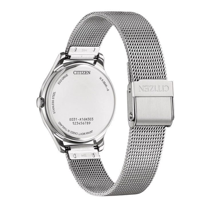 Citizen EM0501-89M Eco-Drive solar stainless steel sustainable