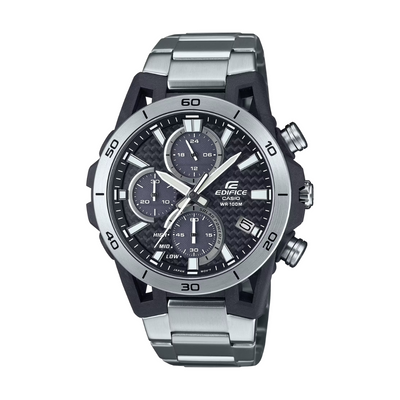 Casio Edifice EQS-960PB-1AVUDF Sospensione carbon fiber solar gray ion bezel 100m