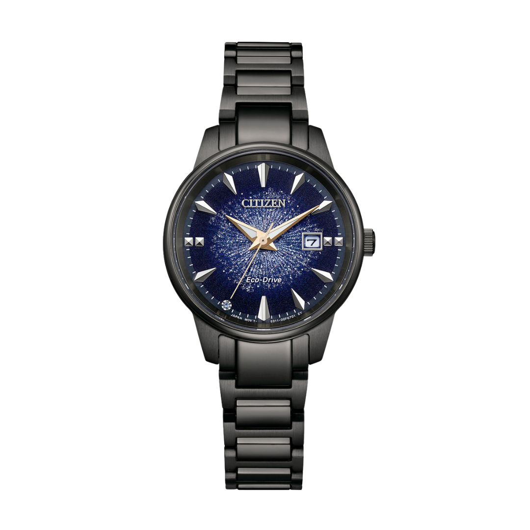 Citizen EW2595-81M Eco-Drive limited edition blue dial sapphire glass stainless steel women's watch