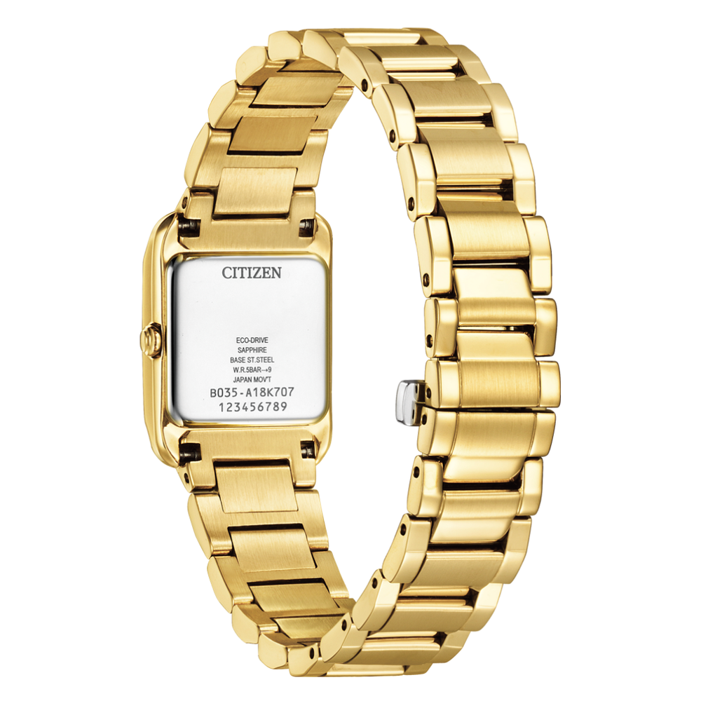 Citizen EW5602-81D gold-tone L Collection iridescent pearl eco-friendly solar