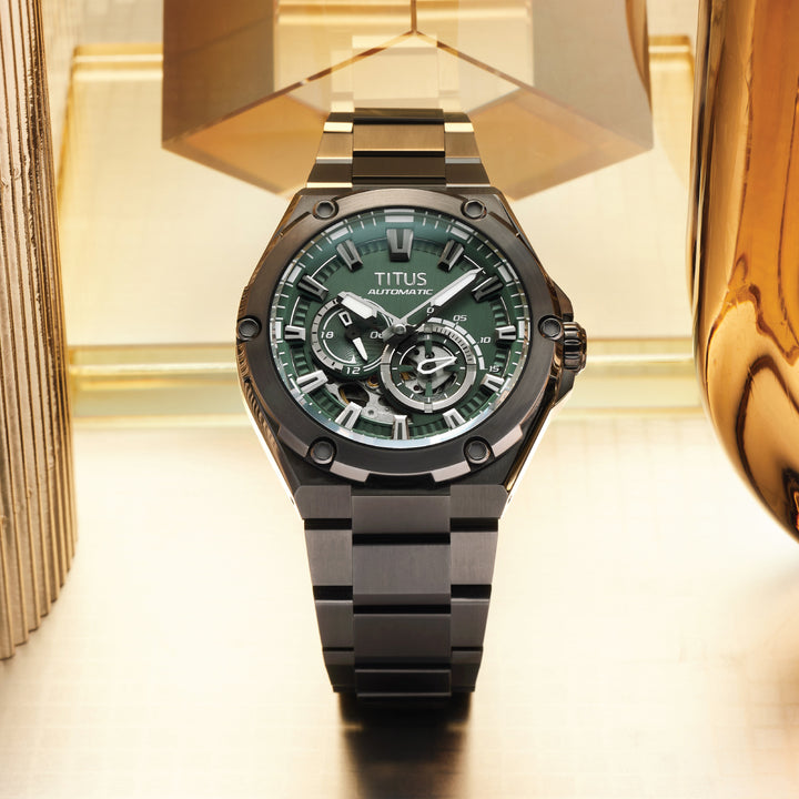 SOLVIL ET TITUS VOYAGER W06-03410-002 MULTI-FUNCTION AUTOMATIC MEN WATCH