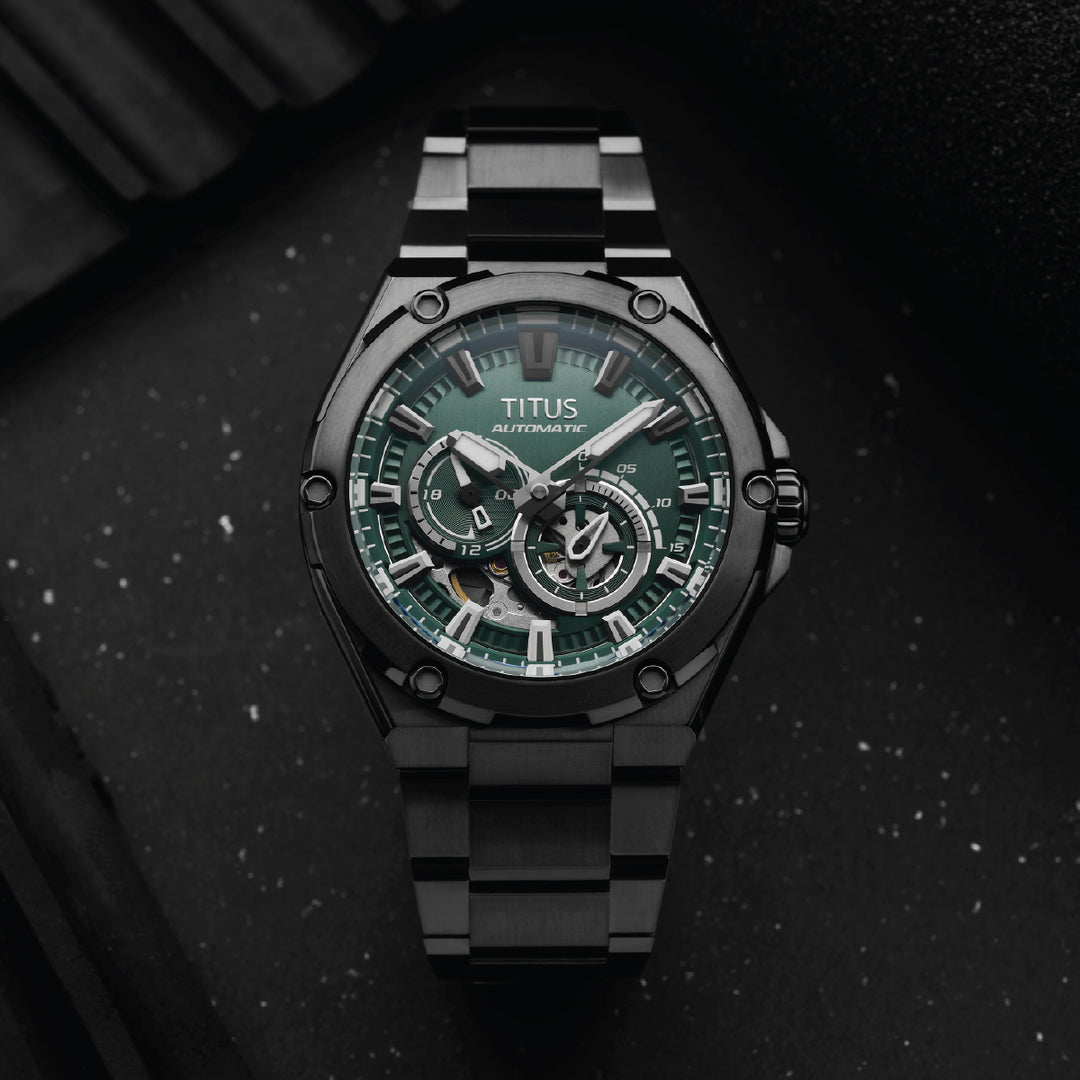 SOLVIL ET TITUS VOYAGER W06-03410-002 MULTI-FUNCTION AUTOMATIC MEN WATCH