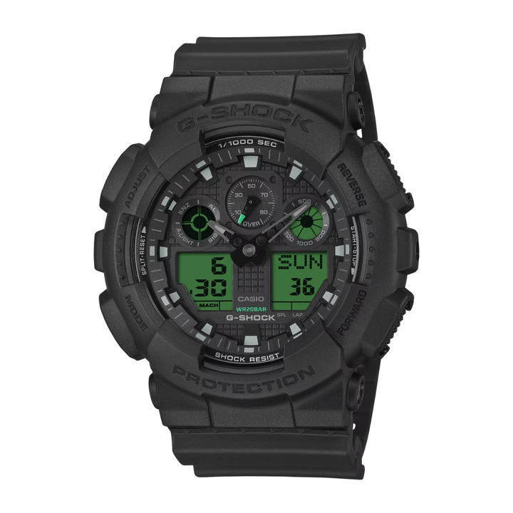 CASIO G-SHOCK GA-100BEG-1ADR STANDARD ANALOG-DIGITAL MEN WATCH