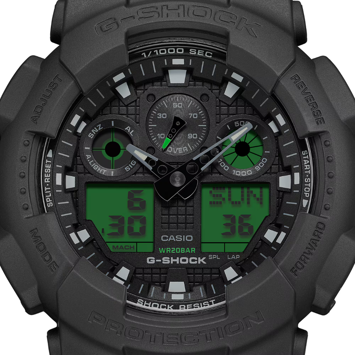 CASIO G-SHOCK GA-100BEG-1ADR STANDARD ANALOG-DIGITAL MEN WATCH