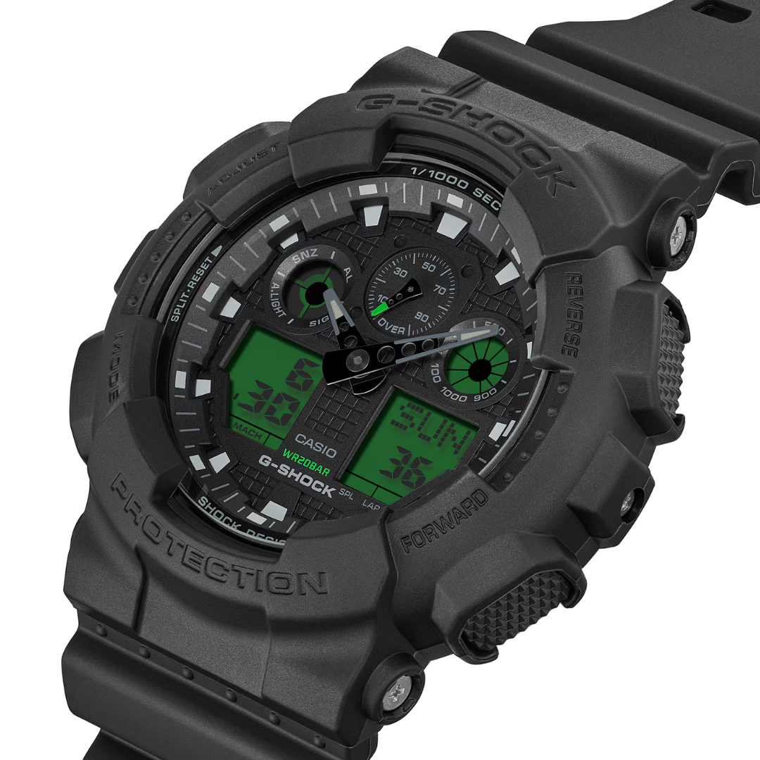 CASIO G-SHOCK GA-100BEG-1ADR STANDARD ANALOG-DIGITAL MEN WATCH