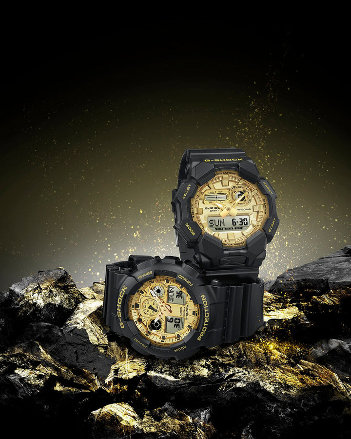 CASIO G-SHOCK GA-010GGB-1A9DR ANALOG-DIGITAL BLACK WATCH