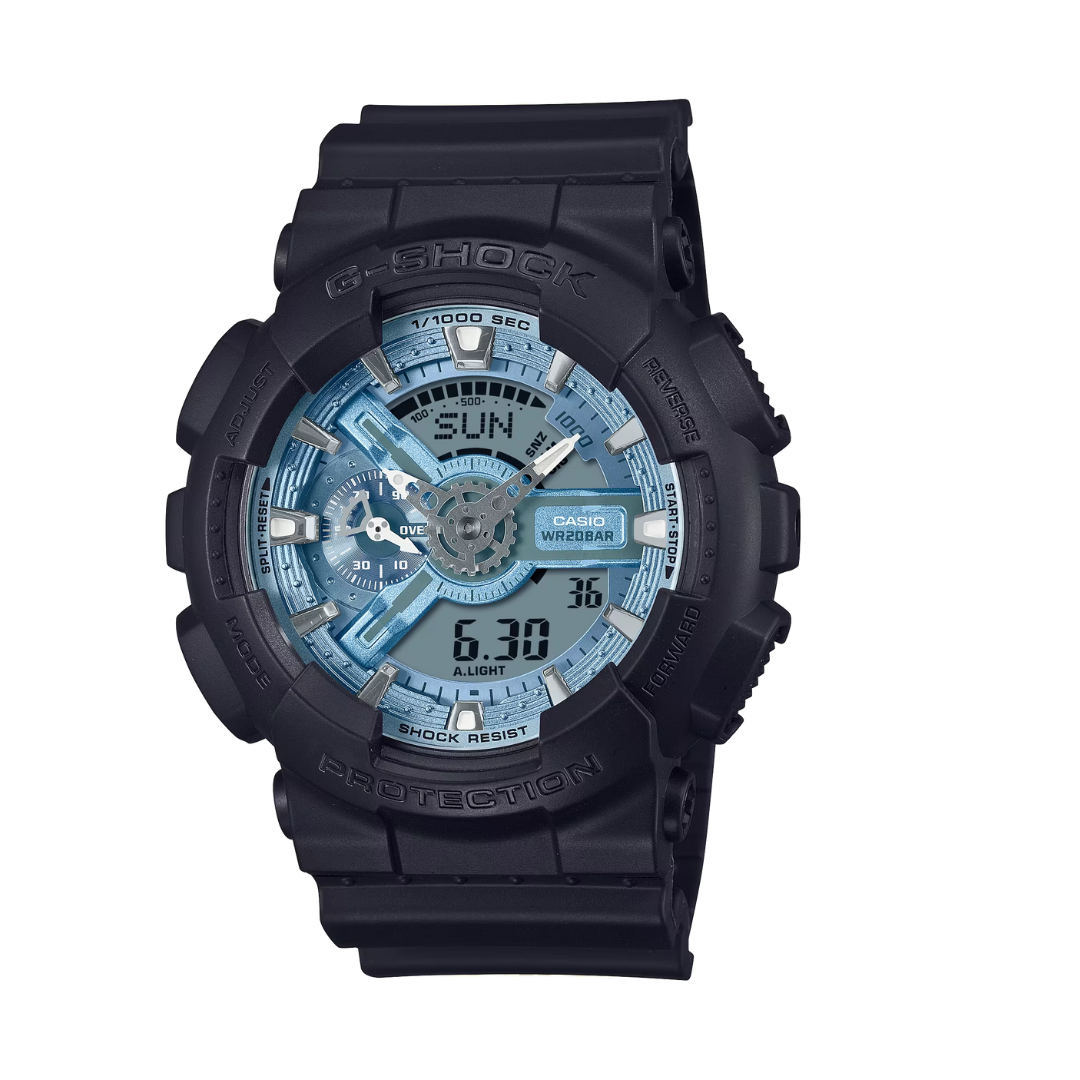 CASIO G-SHOCK GA-110CD-1A2DR ANALOG-DIGITAL BLACK MEN WATCH