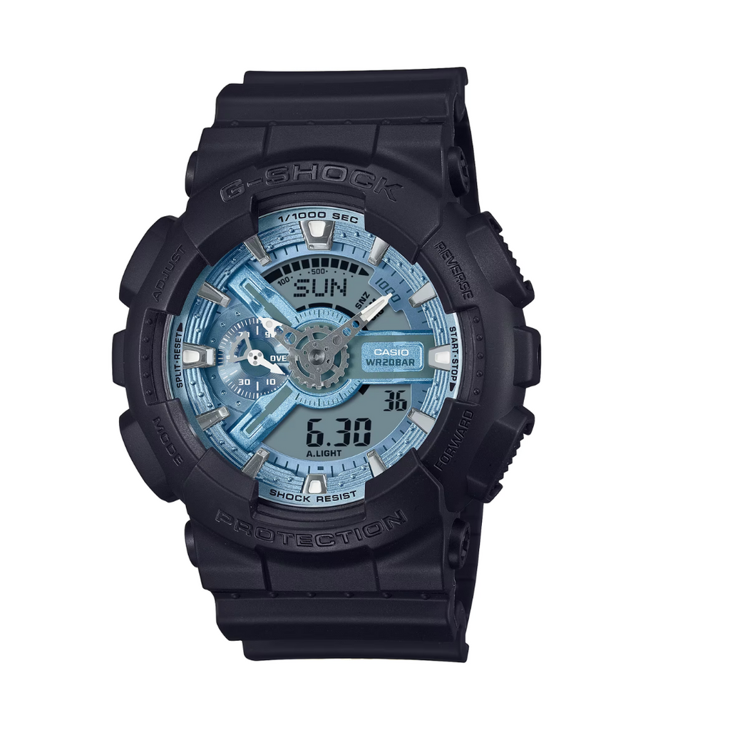 G shock watches black and blue hotsell
