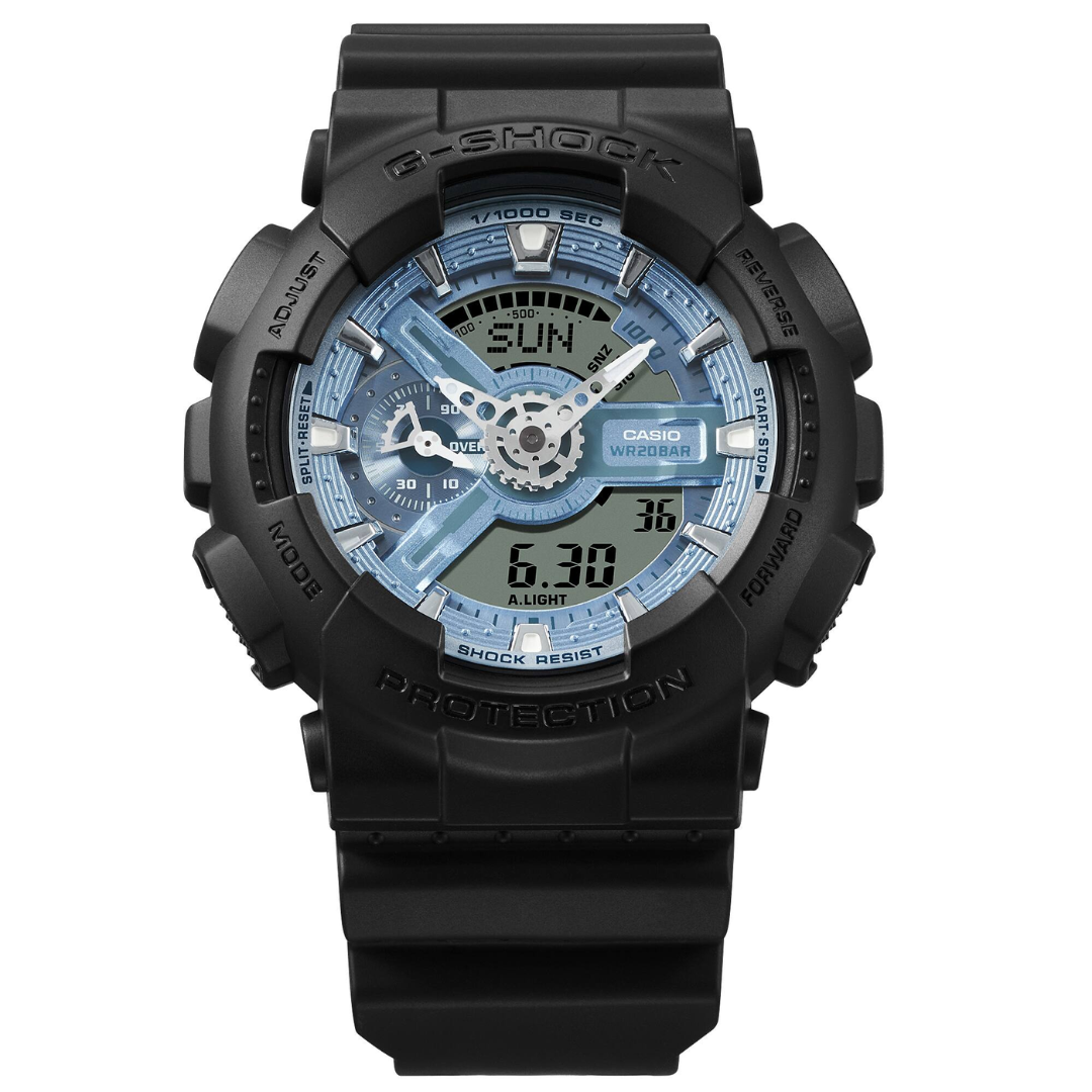 CASIO G-SHOCK GA-110CD-1A2DR ANALOG-DIGITAL BLACK MEN WATCH