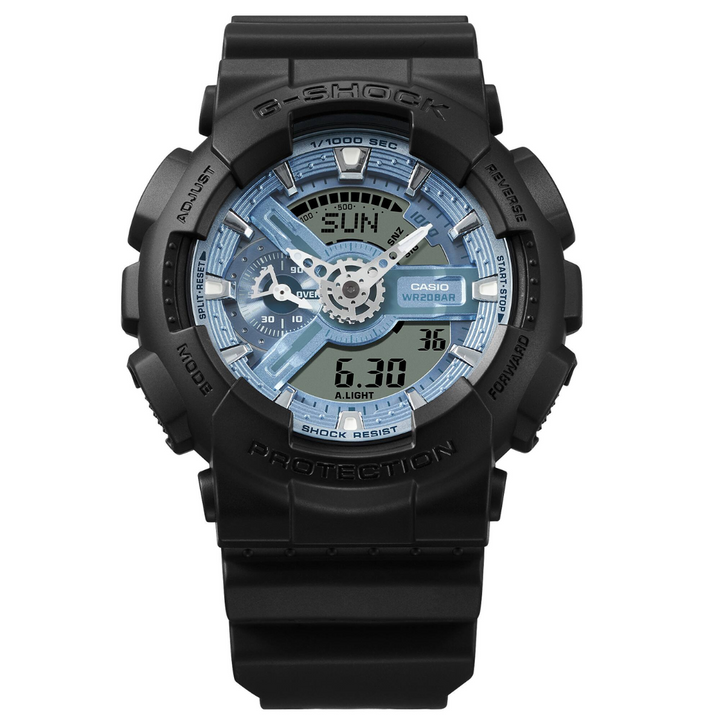 CASIO G-SHOCK GA-110CD-1A2DR ANALOG-DIGITAL BLACK MEN WATCH