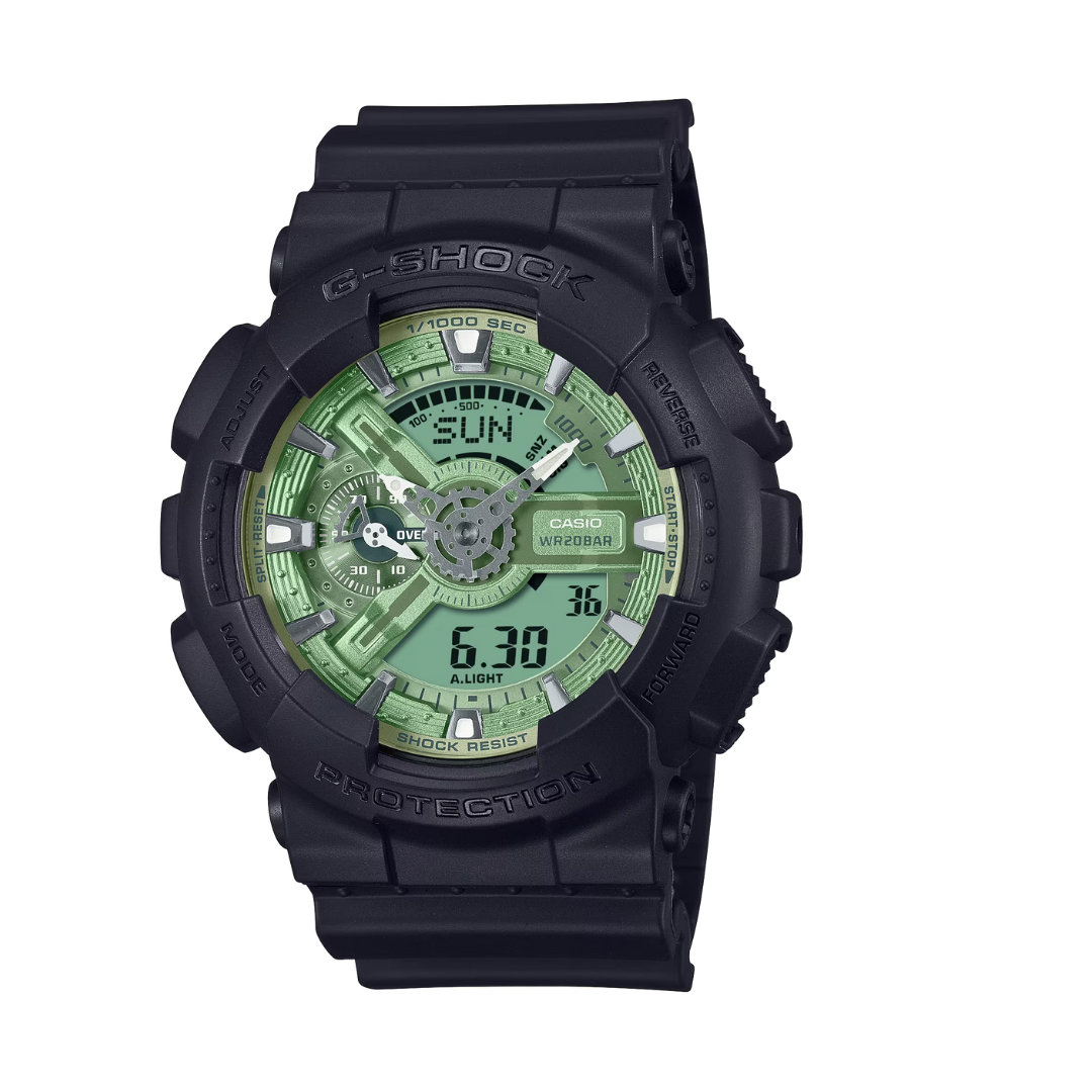 CASIO G-SHOCK GA-110CD-1A3DR ANALOG-DIGITAL BLACK MEN WATCH