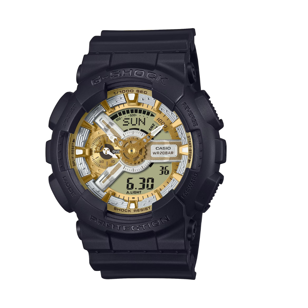 CASIO G-SHOCK GA-110CD-1A9DR ANALOG-DIGITAL BLACK MEN WATCH