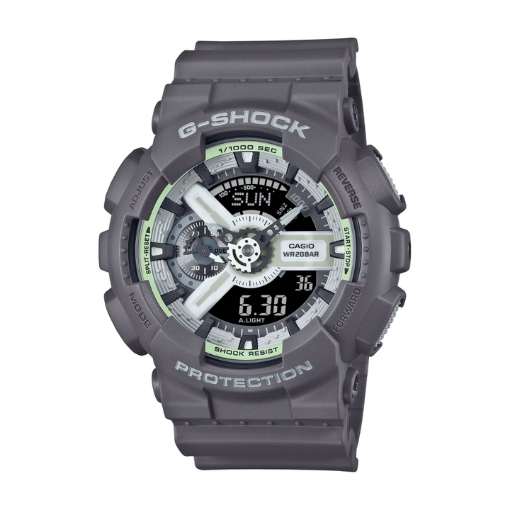 CASIO G-SHOCK GA-110HD-8ADR ANALOG-DIGITAL GREY MEN WATCH