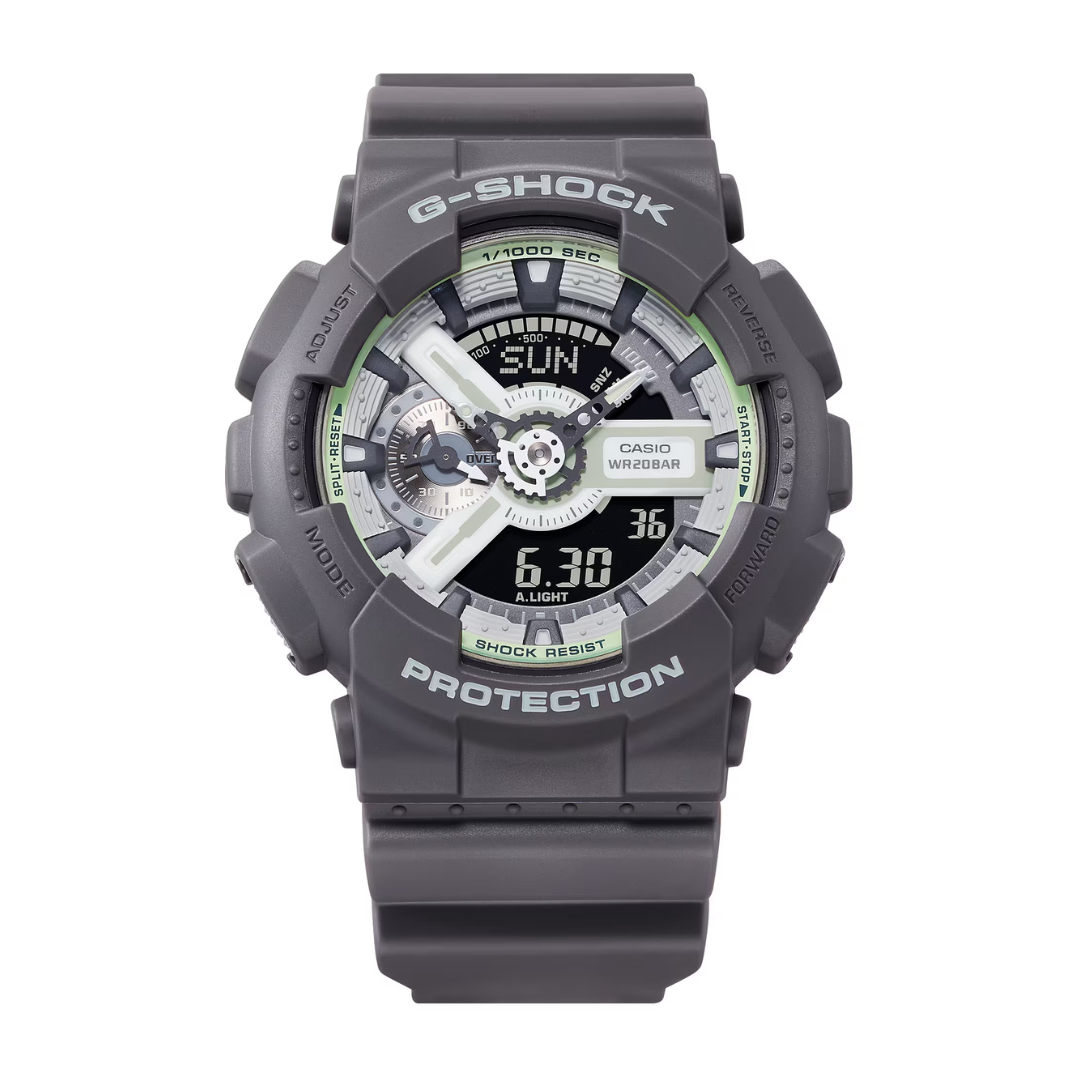 CASIO G-SHOCK GA-110HD-8ADR ANALOG-DIGITAL GREY MEN WATCH