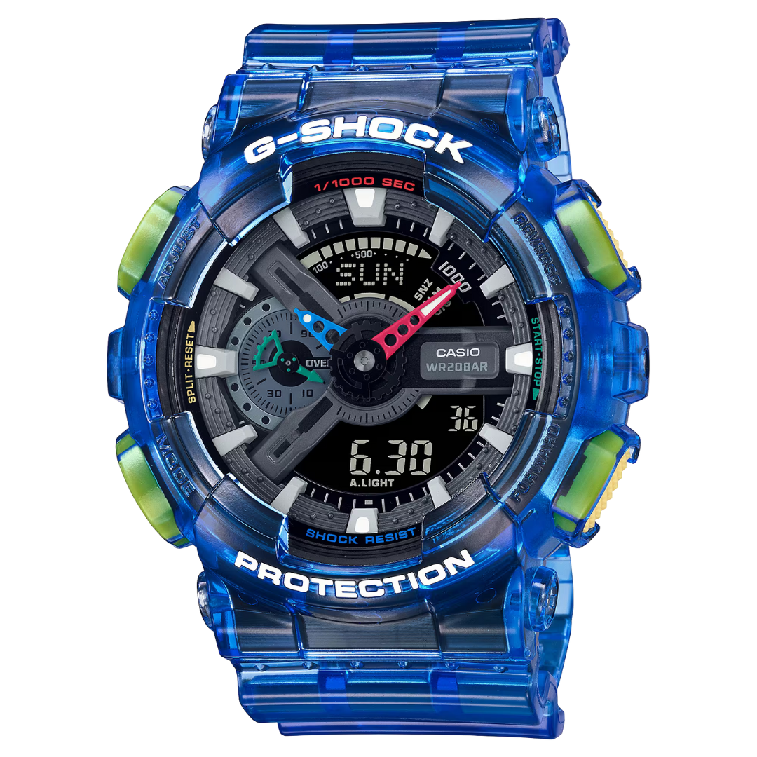 CASIO G-SHOCK GA-110JT-2ADR STANDARD ANALOG-DIGITAL BLUE WATCH