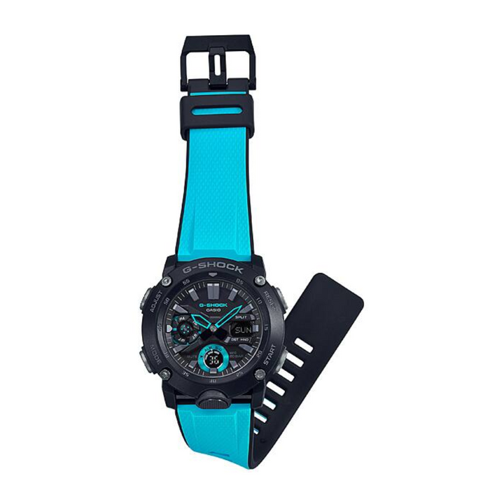 CASIO G-SHOCK GA-2000-1A2DR STANDARD ANALOG-DIGITAL BLUE BLACK WATCH
