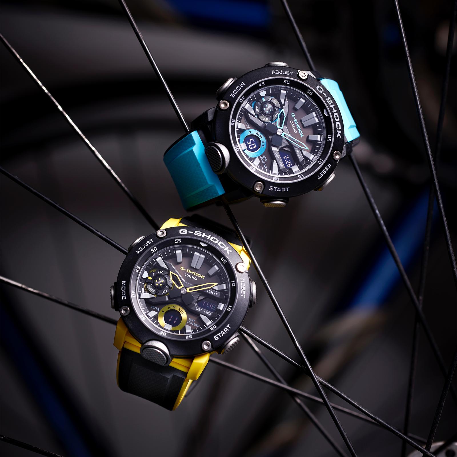 CASIO G-SHOCK GA-2000-1A9DR STANDARD ANALOG-DIGITAL YELLOW