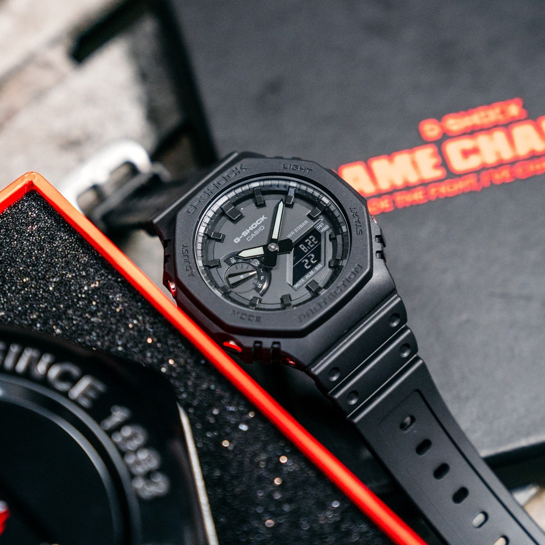 Casio G-Shock GA-2100-1A1DR Analog-Digital Black Watch City