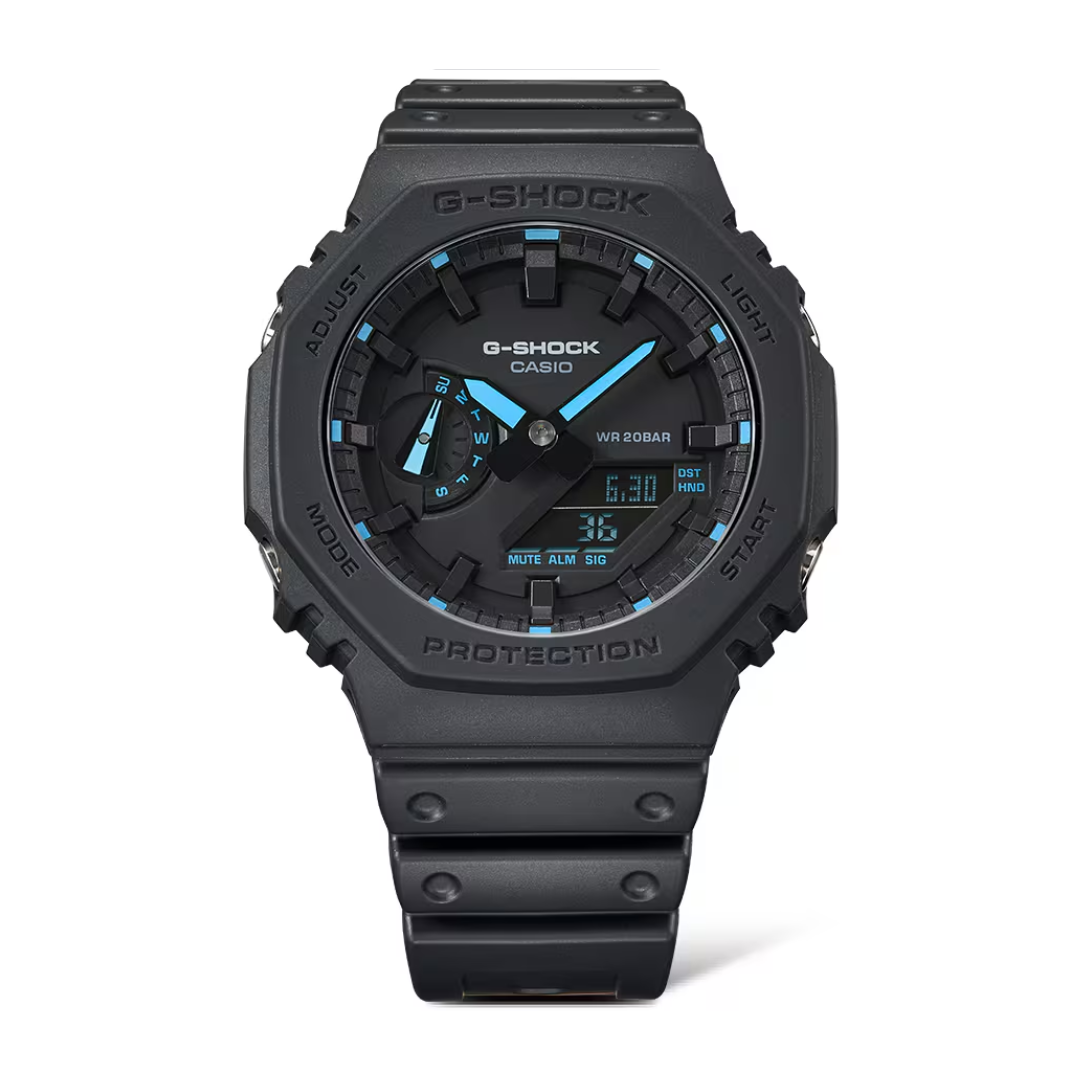 CASIO G-SHOCK GA-2100-1A2DR SPECIAL COLOUR MODELS BLACK WATCH
