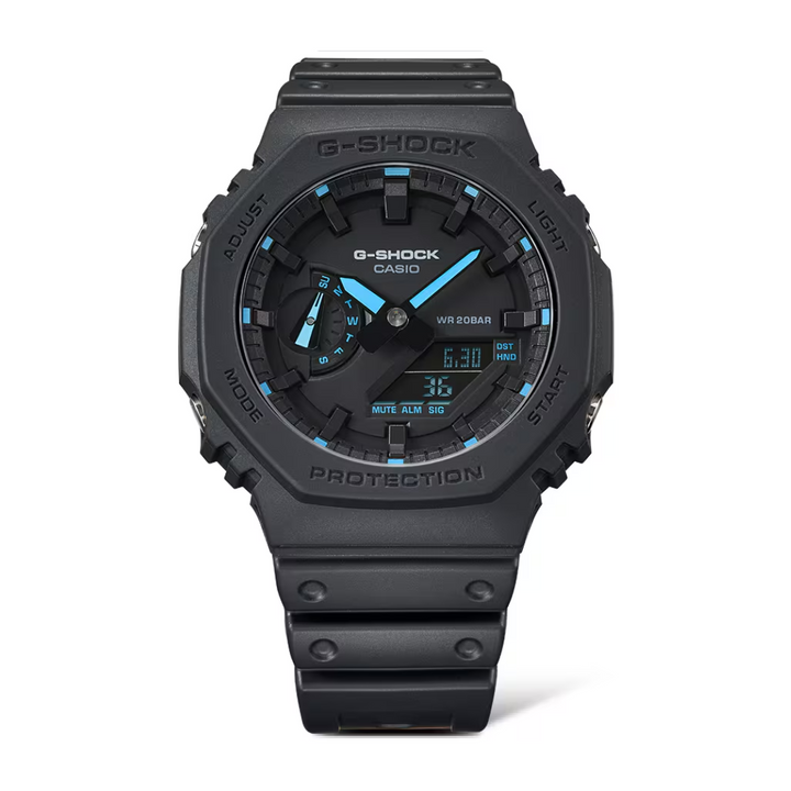 CASIO G-SHOCK GA-2100-1A2DR SPECIAL COLOUR MODELS BLACK WATCH