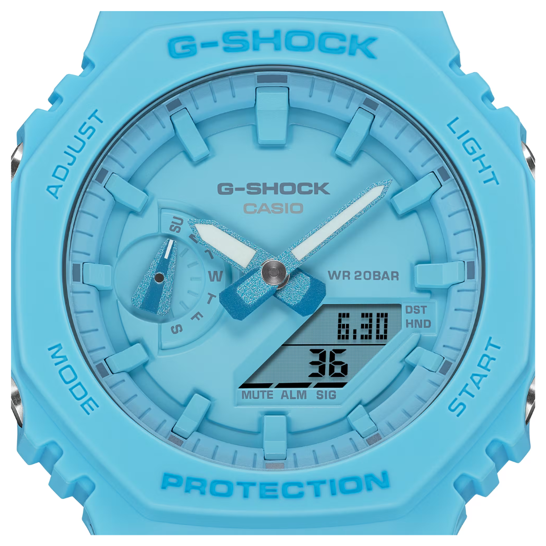 CASIO G-SHOCK GA-2100-2A2DR ANALOG-DIGITAL TURQUOISE WATCH