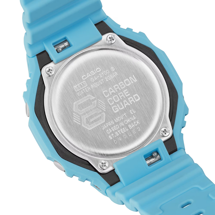 CASIO G-SHOCK GA-2100-2A2DR ANALOG-DIGITAL TURQUOISE WATCH