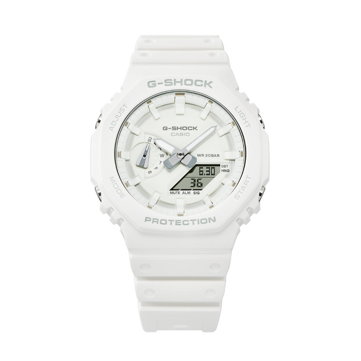 CASIO G-SHOCK GA-2100-7A7DR ANALOG-DIGITAL WHITE WATCH