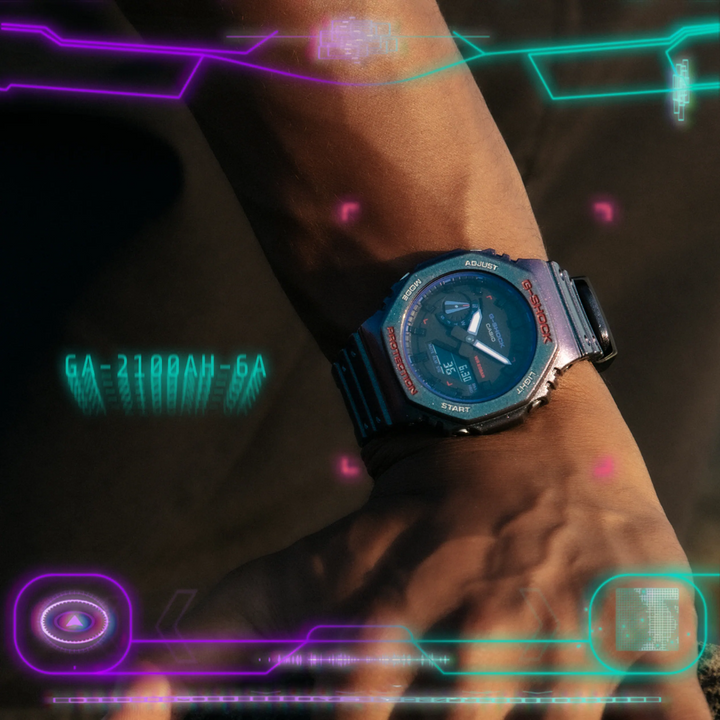 CASIO G-SHOCK GA-2100AH-6ADR SPECIAL COLOUR MODELS AIM HIGH GREY WATCH