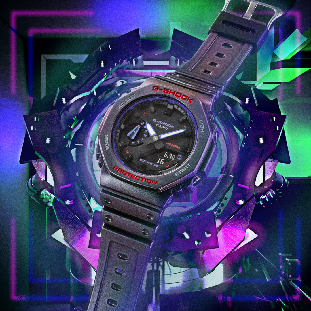 G shock light discount up different colors