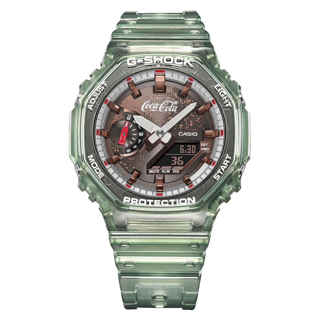 CASIO G-SHOCK X COCA-COLA GA-2100CC-3ADR ANALOG-DIGITAL MEN WATCH