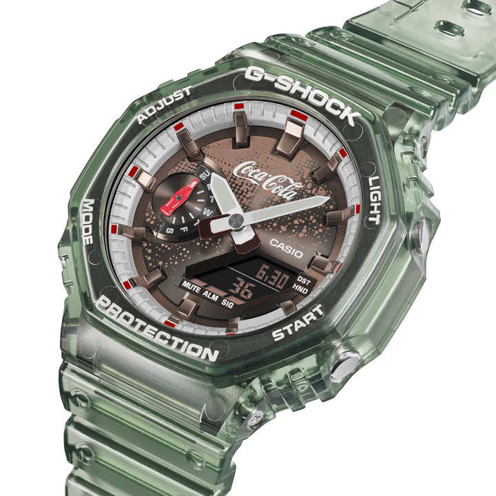 CASIO G-SHOCK X COCA-COLA GA-2100CC-3ADR ANALOG-DIGITAL MEN WATCH