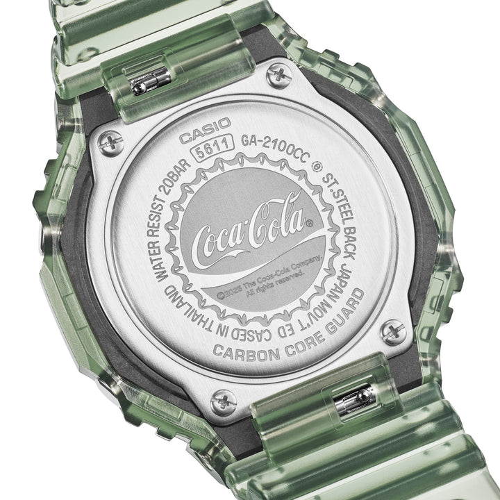 CASIO G-SHOCK X COCA-COLA GA-2100CC-3ADR ANALOG-DIGITAL MEN WATCH